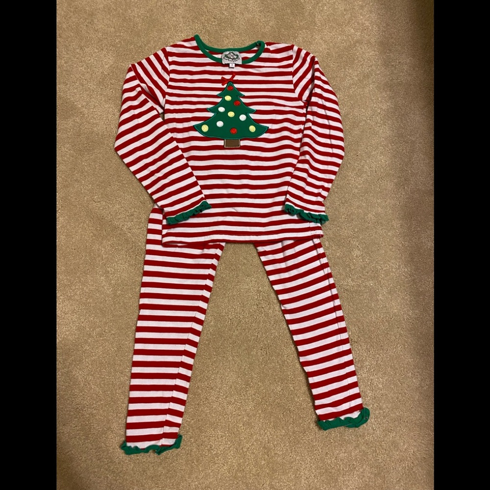 Christmas pajamas size 7 Cecil and Lou